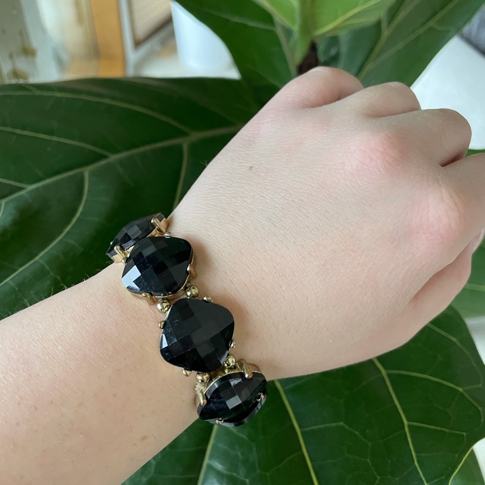 Black and gold bracelet